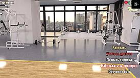 My cute roommate’s final gameplay with nude posing by the pool