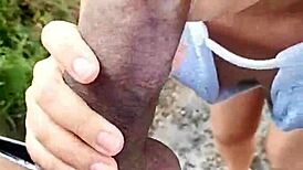 Horny outdoor sex in the mountains! 😍