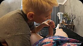 virgin chick feels a cock for the first time, tryin to cum hard