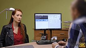 Damn! Alluring Redhead Secures Vet Clinic with Wild Casting!