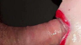 Extremely close-up on sloppy foreskin sucking and licking slow. That hot cum in mouth feels unreal 4K!