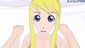 Winry rockbell and riza hawkeye have intense sex in this fullmetal alchemist pov hentai.