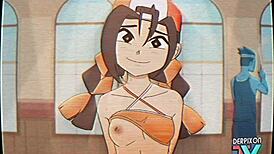 Eri-Chan's Intense Home Workout Turns Naughty with Derpixon