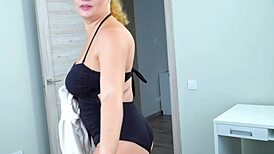 Stepson's surprise anal pleasure with mother-in-law's help