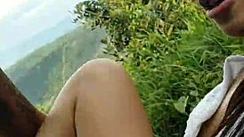 Horny outdoor sex in the mountains! 😍