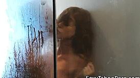 Ginger Pussyfucked After Couple's Quarrel In Shower