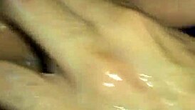 A couple explores squirting insertions on big pussy close-up