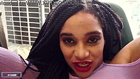 Found this hot brunette on street, she just wanna give ass, begged me to go hard!