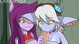 the 3 yordelis furry cartoon adventure