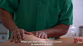 kerly says, 'i need to relax,' then fucks the huge black masseur