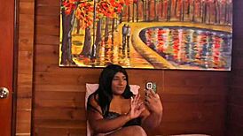 Bold Taboo Stepfather Fucks Brunette Latina in Missionary and Doggystyle, Natural Tits Ass Muff Diving