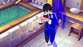 Kirito Gets Handjob in Sword Art Online Yaoi