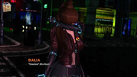 Cute teen in anime outfit