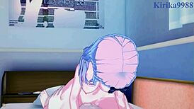 kaguya shinomiya, chika fujiwara, and miyuki shirogane have intense hentai sex