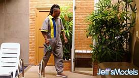 Super Big Black Plumper Bianca Bombom Seduces The Hung Gardener With Her Plump Ass And Natural Tits