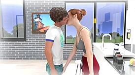 i dream of fucking riley with blowjob and footjob