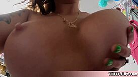 Anna chambers, the cute teen 18+ stripper, is a helpless cleptomaniac in this rough scene.