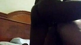 I love watching black shemale pound latino with big cock