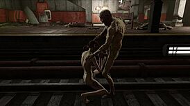 Fo4 In The Rubble Of The Subway