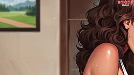 He drags classmate into wild 3D hentai cock pounding. It's massive!