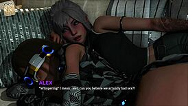 Cute teen in anime outfit