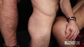 This wild bareback orgy in Sao Paulo features a group of Brazilian men