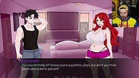 In this game, big tits anime girl seeks lustful vengeance with impossible events