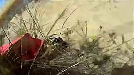 Suzisoumise Turns Public Beach Into Whore Zone With Saggy Tits and Outdoor Blowjob Fantasy