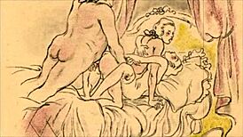 Vintage Erotic Illustration Brings Raw Heat!