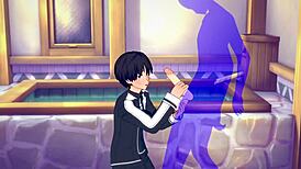 Kirito Gets Handjob in Sword Art Online Yaoi