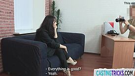 Cumsprayed Casting Eurobabe Gets Banged In POV