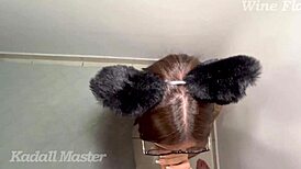 She Loves Dressing As Kitten For Doggy Style Pleasure.