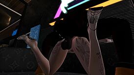 second life black stud bangs latina chick hard in wild nightclub scene