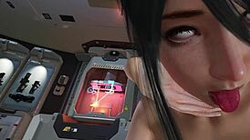 I explore an exciting VR game with anime elements