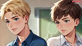 He drags classmate into wild 3D hentai cock pounding. It's massive!