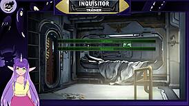 Inquisitor Trainer Bent Over in Doggy Style with Monster Cock!