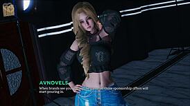 Eternum 65 features cute mature teen 18+ in 3D cartoon outfit with boobs.