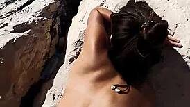 I had quick hot sex with a teen on the beach