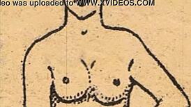 Erotic Alphabet Unveiled in Vintage Cartoon Style