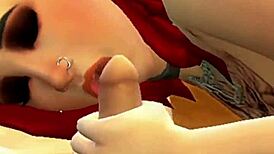 Redhead Gets Fucked and Licked by Old Cuckold