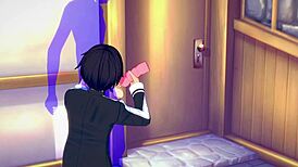 Kirito Gets Handjob in Sword Art Online Yaoi