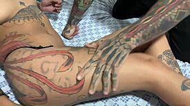 Naughty Girl With Piercing Shows Off For Cock!