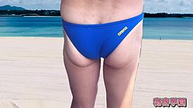 Did You Masturbate in a Beach Volleyball Bikini Part 1 Masturbation Anal Toy Secretgakuen