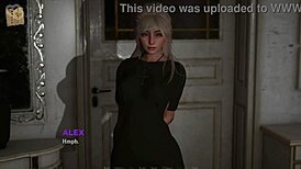 Cute teen in anime outfit