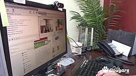 Vanessa's Naughty Backstage Casting Tease