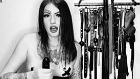 hot dominatrix nika guides joi and cei with sexy femdom instructions...