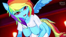 Rainbow Dash Craves Your Touch And Ride