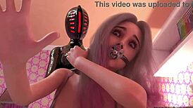 Cybercaptain's 3D BDSM bondage comics with big tits