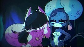 Miv's fourth animated porn video showcases specific hentai scenes with comic-style cartoon characters engaging in various sexual acts