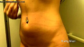 OMG, this teen is masturbating in an airplane toilet without panties and almost gets caught cumming! 😱